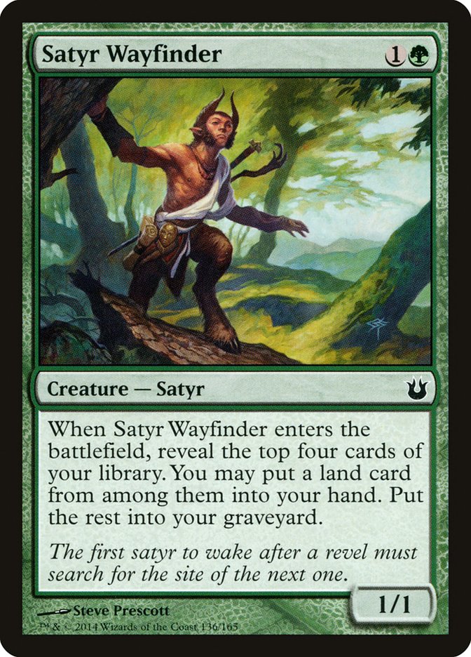 Satyr Wayfinder [Born of the Gods] | Total Play