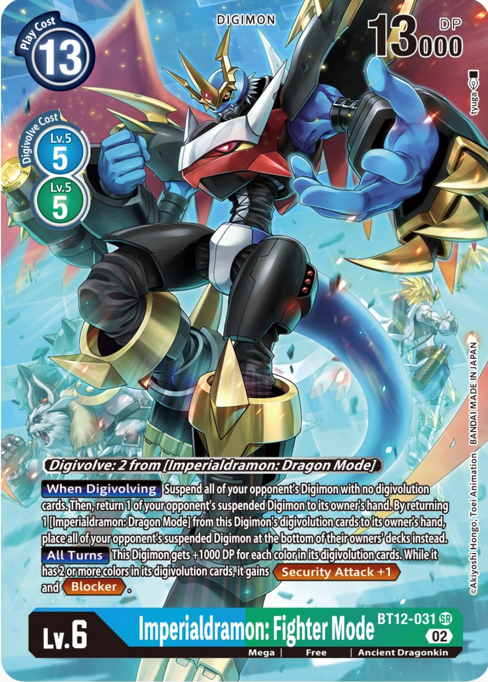 Imperialdramon: Fighter Mode [BT12-031] (Alternate Art) [Across Time] | Total Play