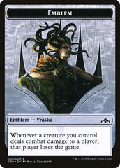 Vraska Emblem // Human Double-Sided Token [Challenger Decks 2020 Tokens] | Total Play