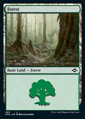 Forest (489) (Foil Etched) [Modern Horizons 2] | Total Play