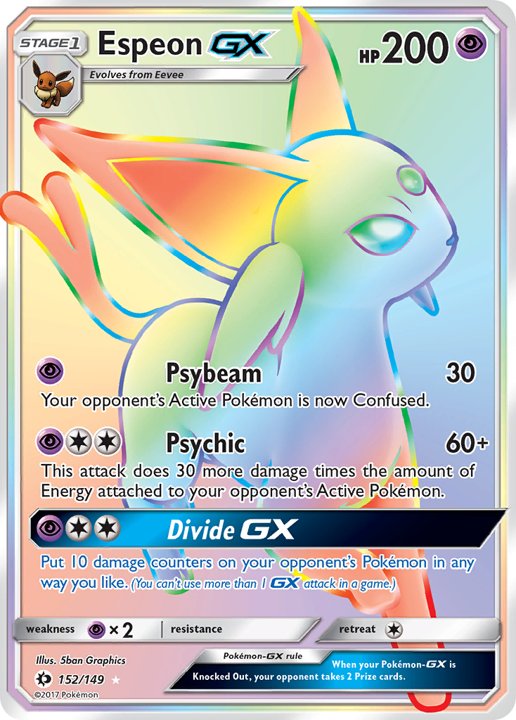 Espeon GX (152/149) [Sun & Moon: Base Set] | Total Play