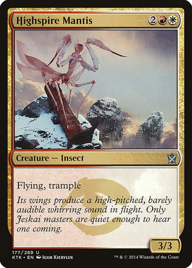 Highspire Mantis [Khans of Tarkir] | Total Play