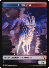 Elemental (09) // Dinosaur Double-Sided Token [March of the Machine Tokens] | Total Play