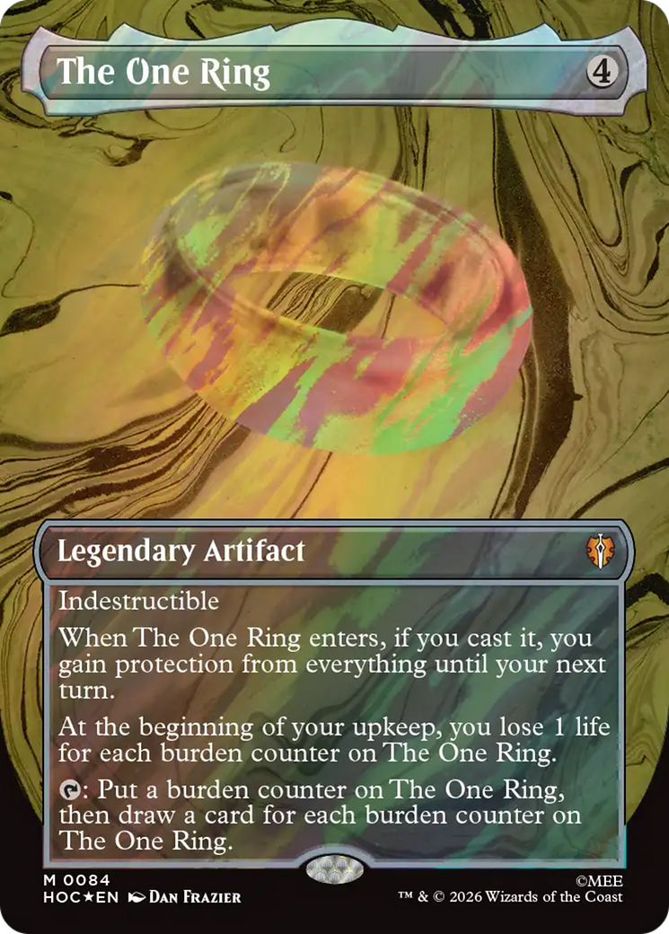 The One Ring (Borderless) (Surge Foil) [The Hobbit] | Total Play