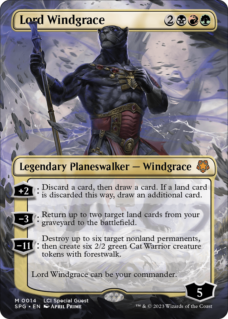 Lord Windgrace (Borderless) [The Lost Caverns of Ixalan Special Guests] | Total Play