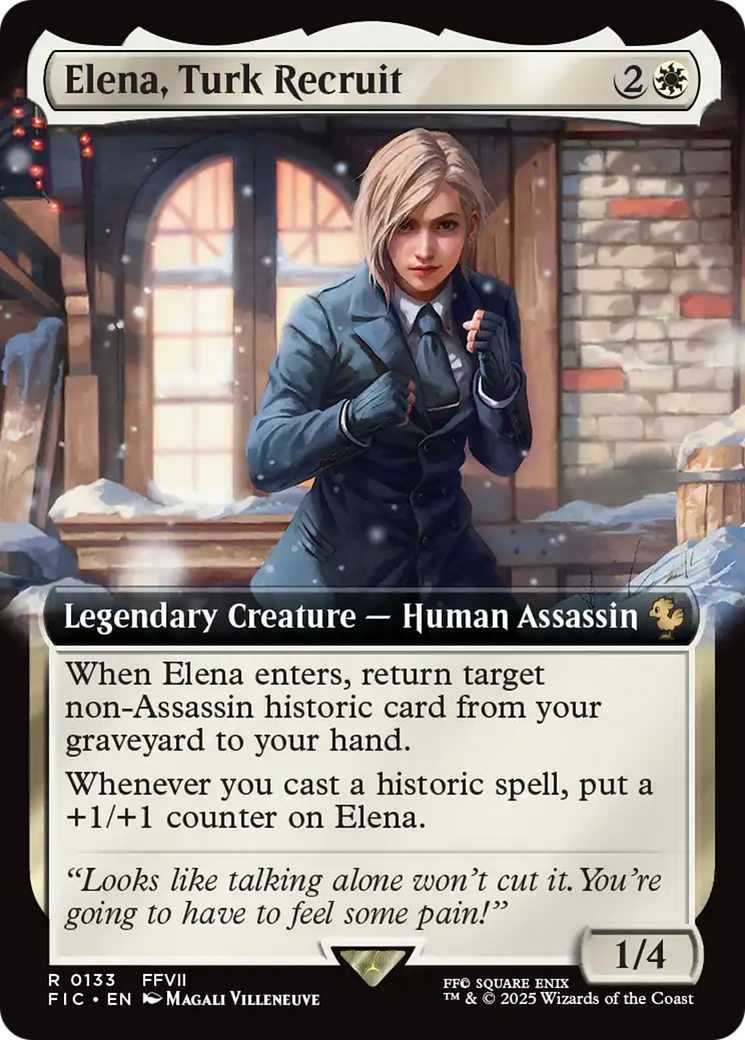Elena, Turk Recruit (Extended Art) [FINAL FANTASY Commander] | Total Play