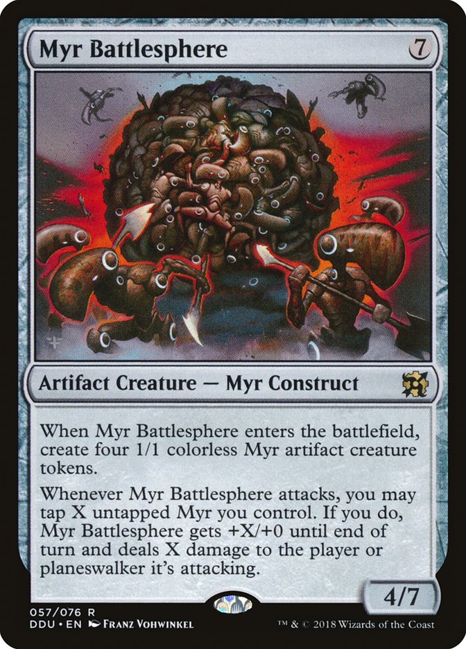Myr Battlesphere [Duel Decks: Elves vs. Inventors] | Total Play