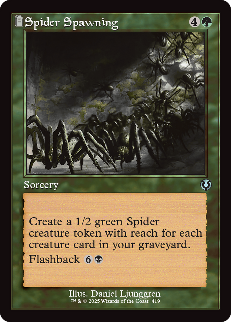 Spider Spawning (Retro Frame) [Innistrad Remastered] | Total Play