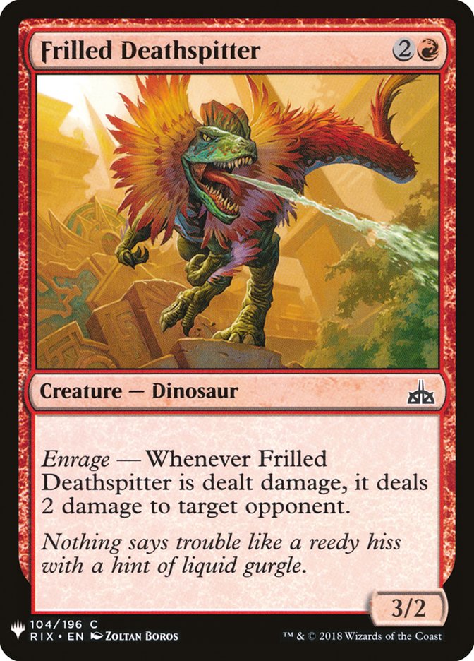 Frilled Deathspitter [Mystery Booster] | Total Play