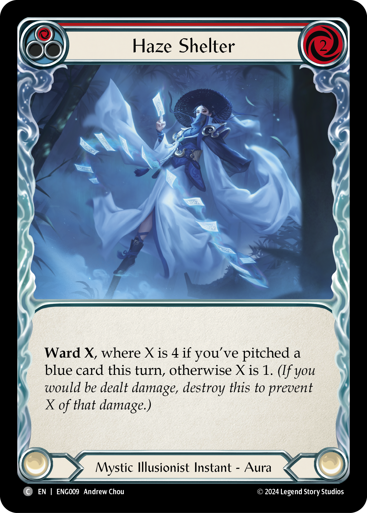 Haze Shelter [ENG009] (Part the Mistveil Enigma Blitz Deck) | Total Play