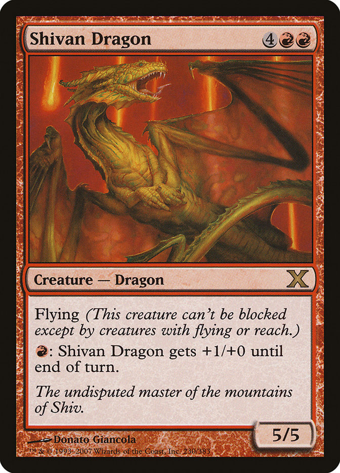 Shivan Dragon [Tenth Edition] | Total Play