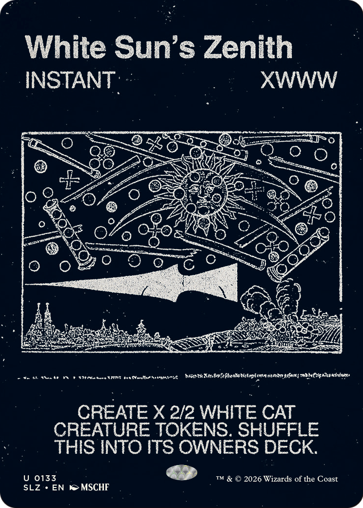 White Sun's Zenith (0133) [Secret Lair x MSCHF: The Zeta Set] | Total Play