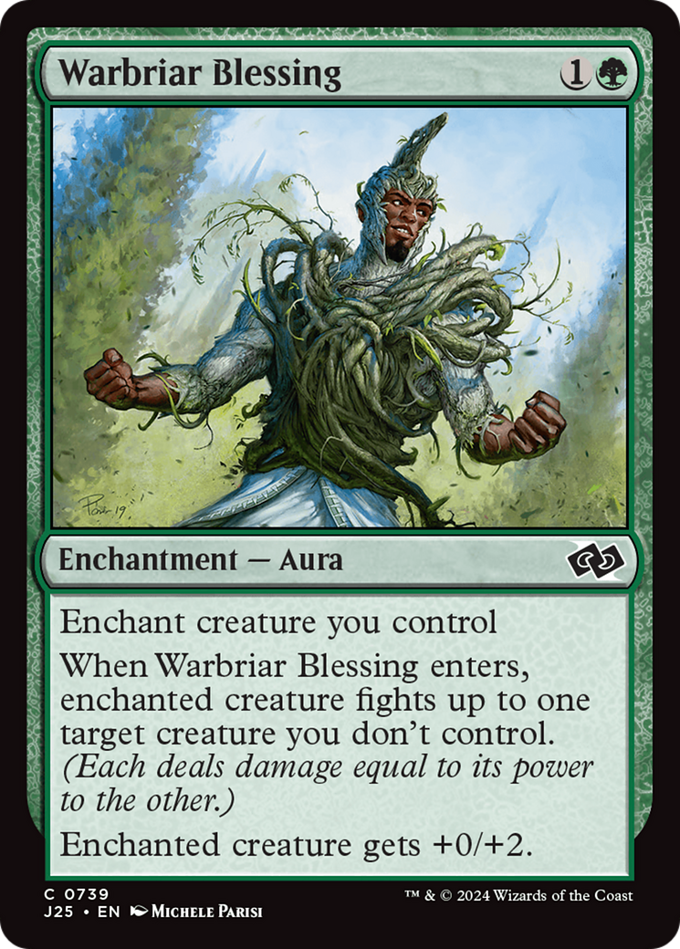 Warbriar Blessing [Foundations Jumpstart] | Total Play