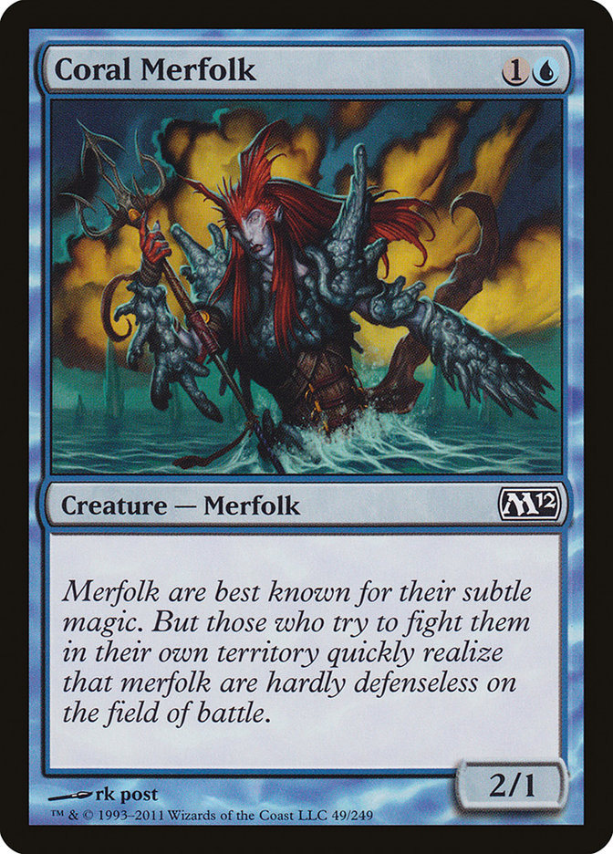 Coral Merfolk [Magic 2012] | Total Play
