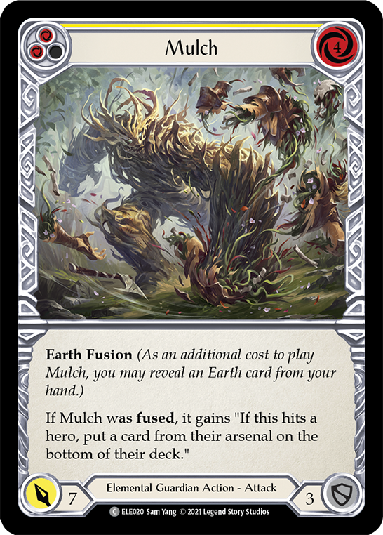 Mulch (Yellow) [ELE020] (Tales of Aria)  1st Edition Rainbow Foil | Total Play
