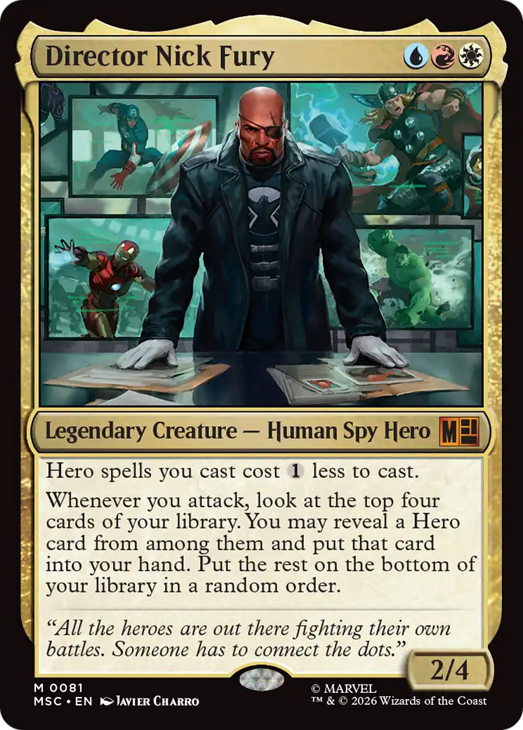Director Nick Fury [Marvel Super Heroes Commander] | Total Play