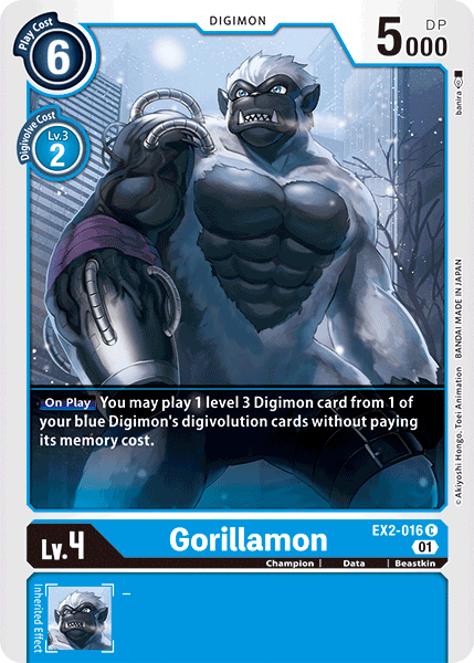 Gorillamon [EX2-016] [Digital Hazard] | Total Play