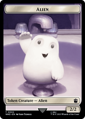 Alien // Alien Salamander Double-Sided Token [Doctor Who Tokens] | Total Play