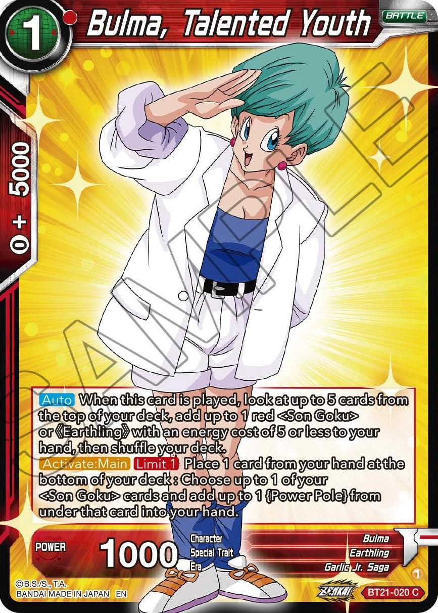 Bulma, Talented Youth (BT21-020) [Wild Resurgence] | Total Play