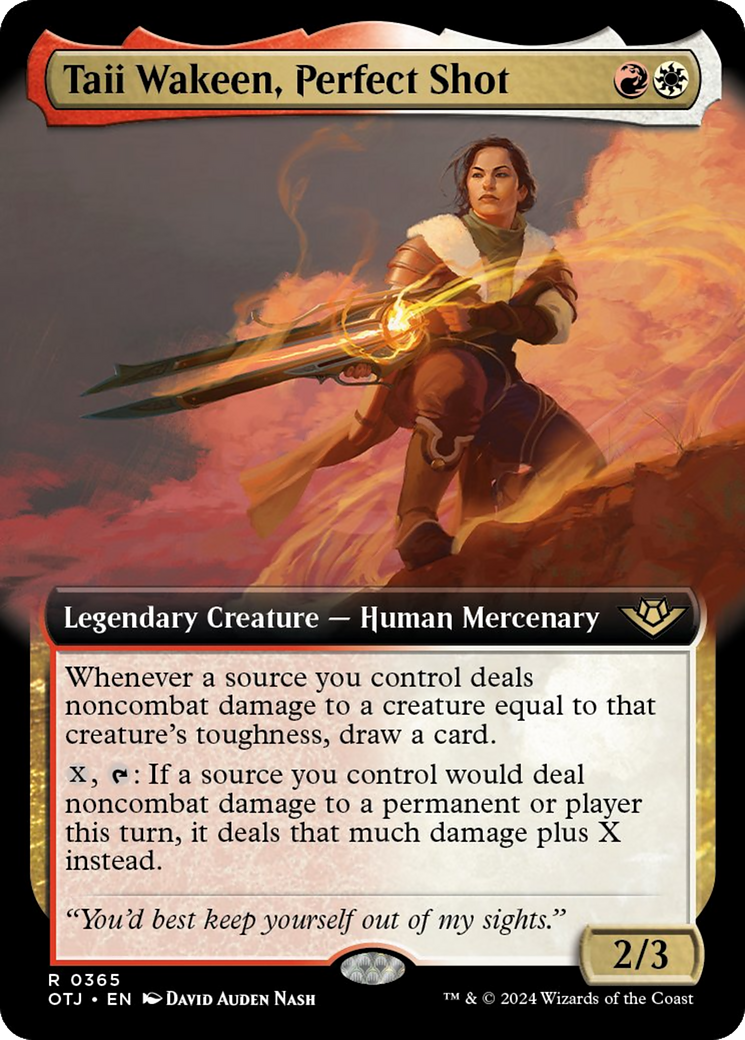 Taii Wakeen, Perfect Shot (Extended Art) [Outlaws of Thunder Junction] | Total Play