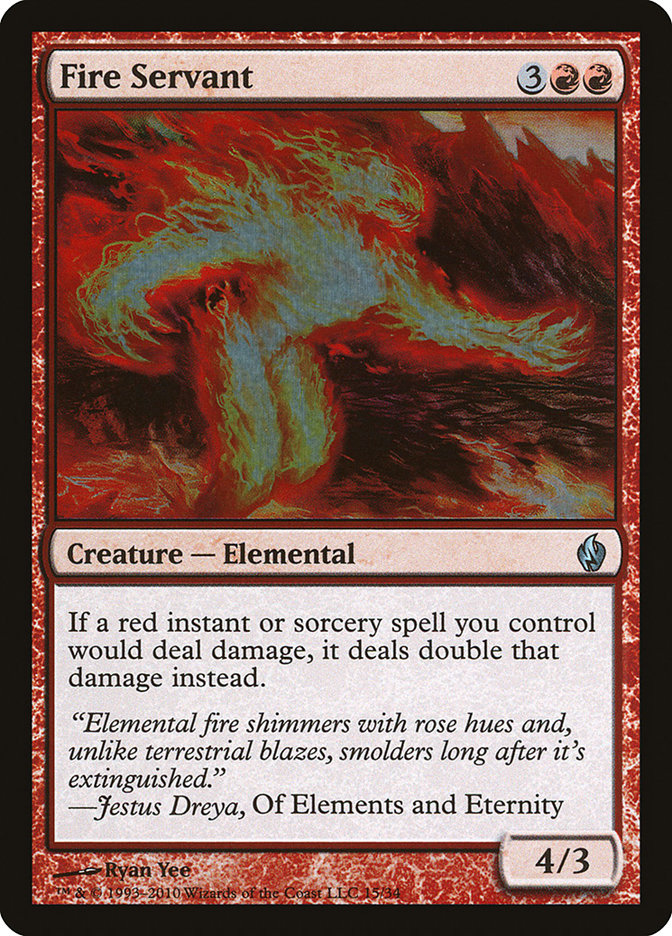 Fire Servant [Premium Deck Series: Fire and Lightning] | Total Play