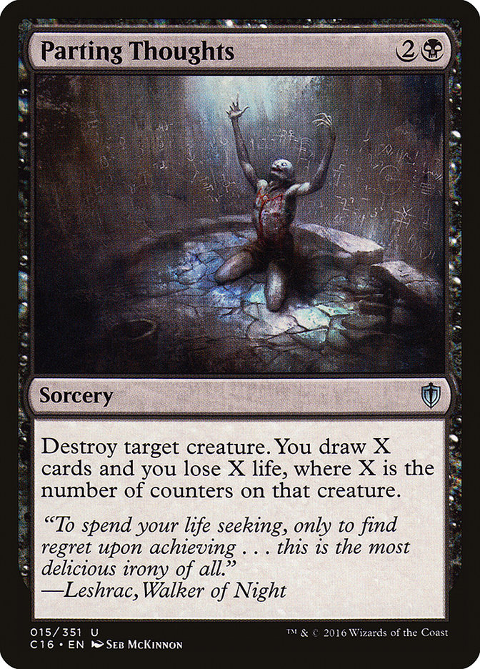 Parting Thoughts [Commander 2016] | Total Play