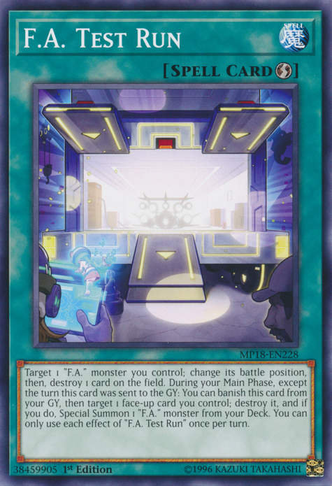 F.A. Test Run [MP18-EN228] Common | Total Play