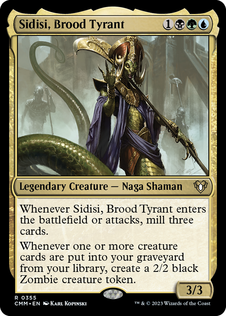 Sidisi, Brood Tyrant [Commander Masters] | Total Play