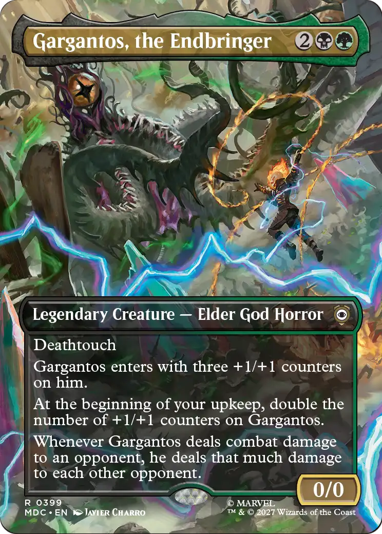 Gargantos, the Endbringer (Borderless) [Marvel: Darkhold Destiny Commander] | Total Play