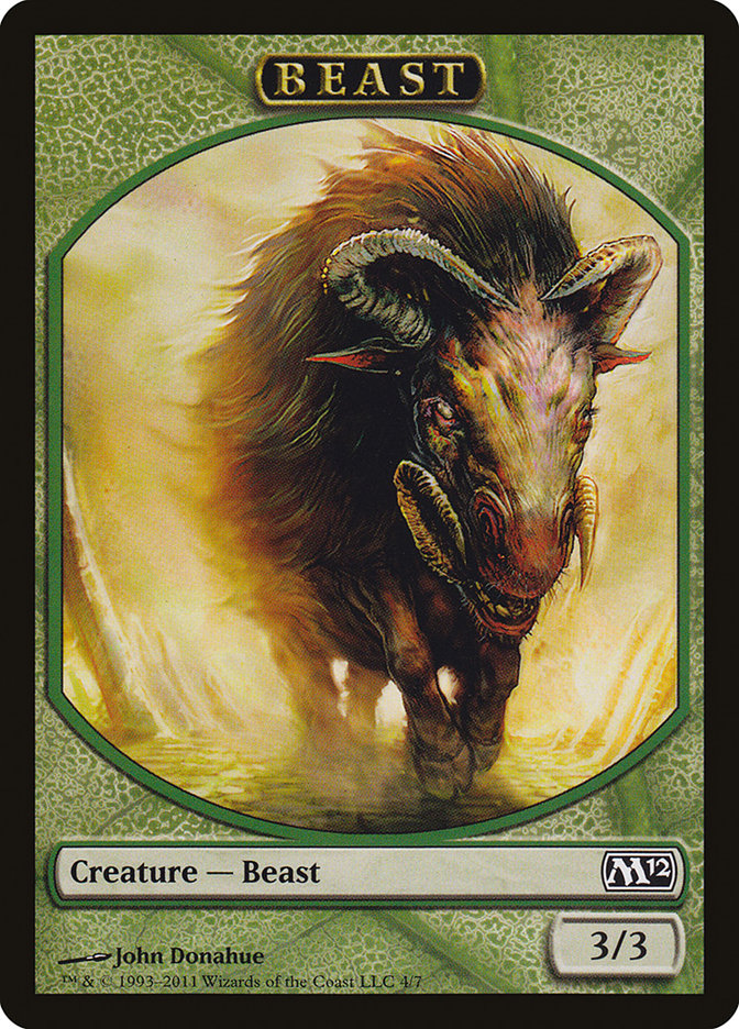 Beast Token [Magic 2012 Tokens] | Total Play