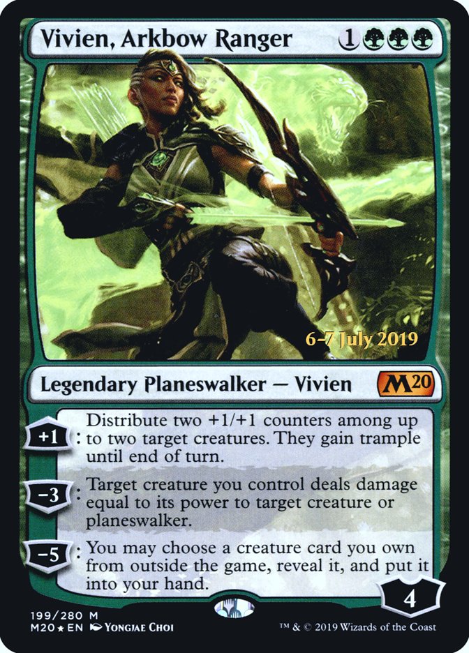 Vivien, Arkbow Ranger [Core Set 2020 Prerelease Promos] | Total Play