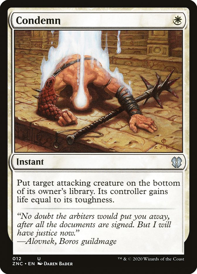 Condemn [Zendikar Rising Commander] | Total Play