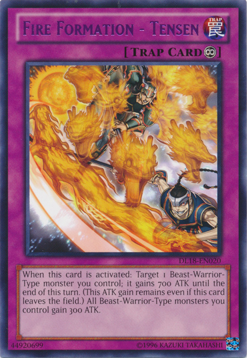 Fire Formation - Tensen (Purple) [DL18-EN020] Rare | Total Play