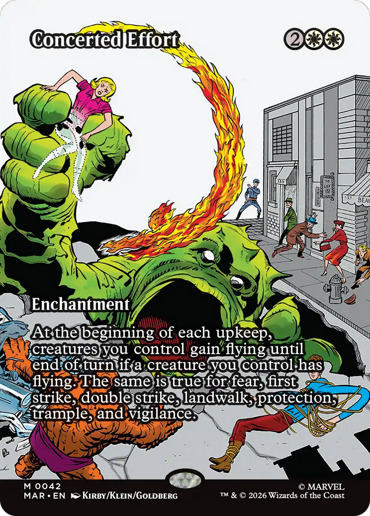 Concerted Effort (Borderless) [Marvel Universe: Eternal-Legal] | Total Play