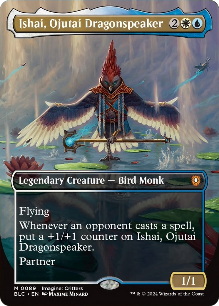 Ishai, Ojutai Dragonspeaker (Borderless) [Bloomburrow Commander] | Total Play