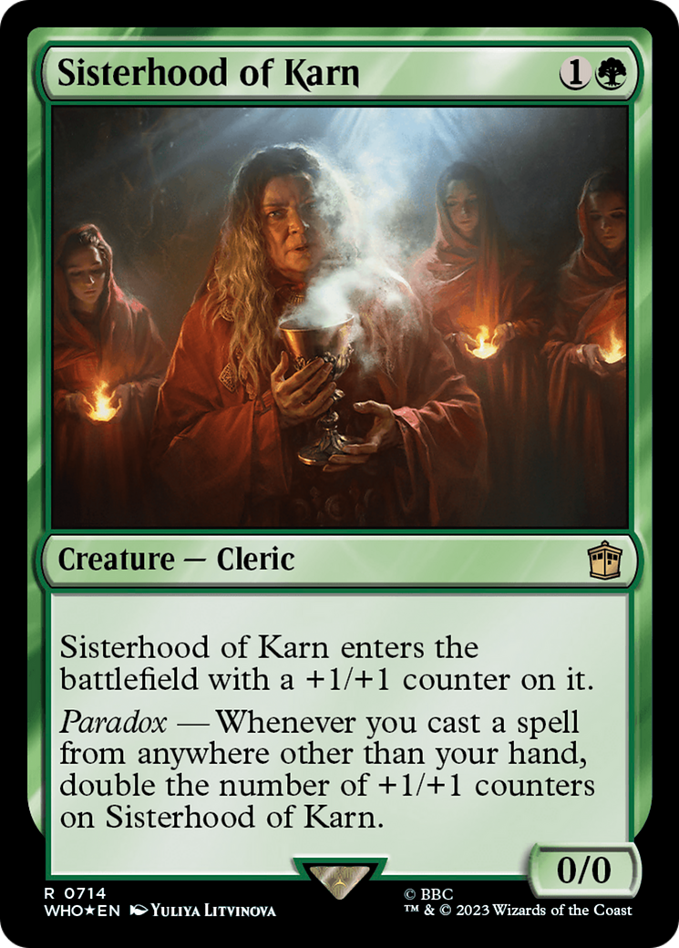 Sisterhood of Karn (Surge Foil) [Doctor Who] | Total Play