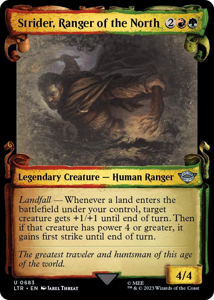 Strider, Ranger of the North [The Lord of the Rings: Tales of Middle-Earth Showcase Scrolls] | Total Play