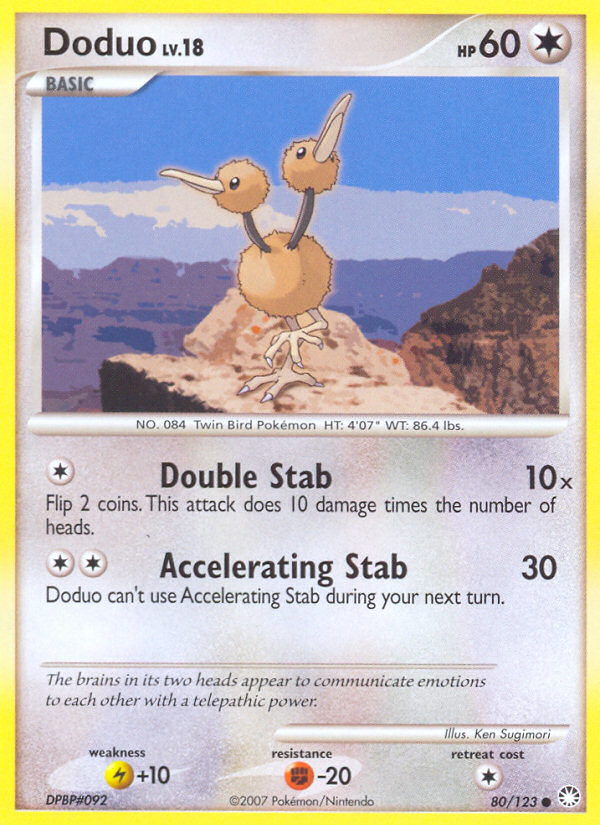 Doduo (80/123) [Diamond & Pearl: Mysterious Treasures] | Total Play