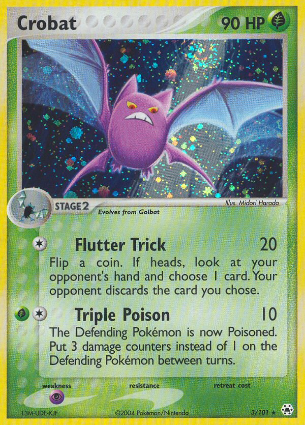 Crobat (3/101) [EX: Hidden Legends] | Total Play