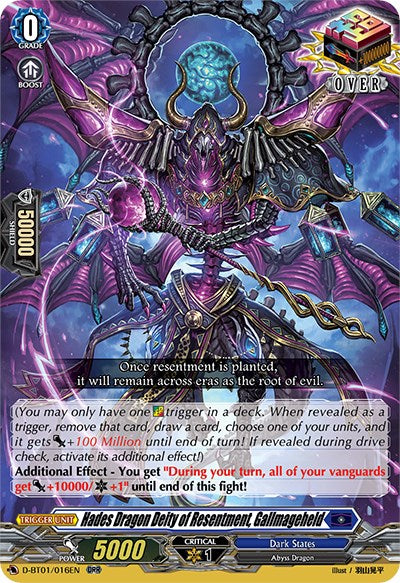 Hades Dragon Deity of Resentment, Gallmageheld (D-BT01/016EN) [Genesis of the Five Greats] | Total Play