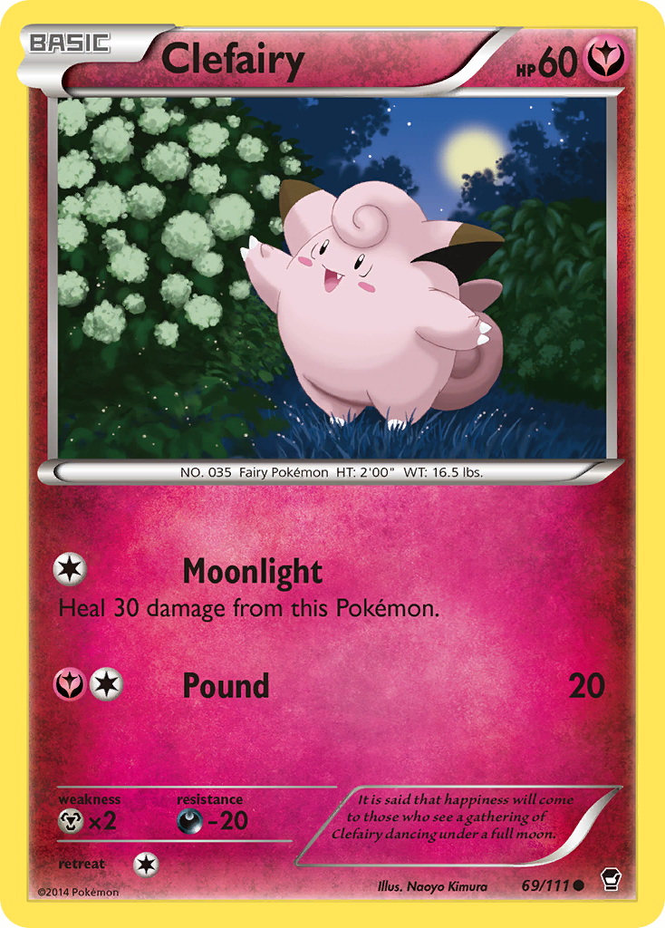 Clefairy (69/111) [XY: Furious Fists] | Total Play