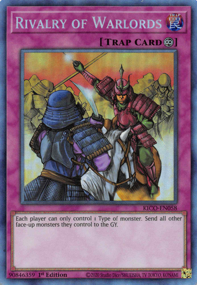 Rivalry of Warlords (Collector's Rare) [KICO-EN058] Collector's Rare | Total Play