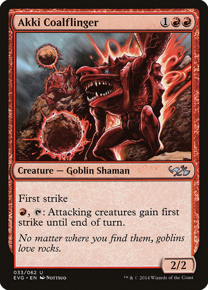 Akki Coalflinger (Elves vs. Goblins) [Duel Decks Anthology] | Total Play