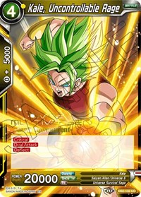 Kale, Uncontrollable Rage (Divine Multiverse Draft Tournament) (DB2-102) [Tournament Promotion Cards] | Total Play