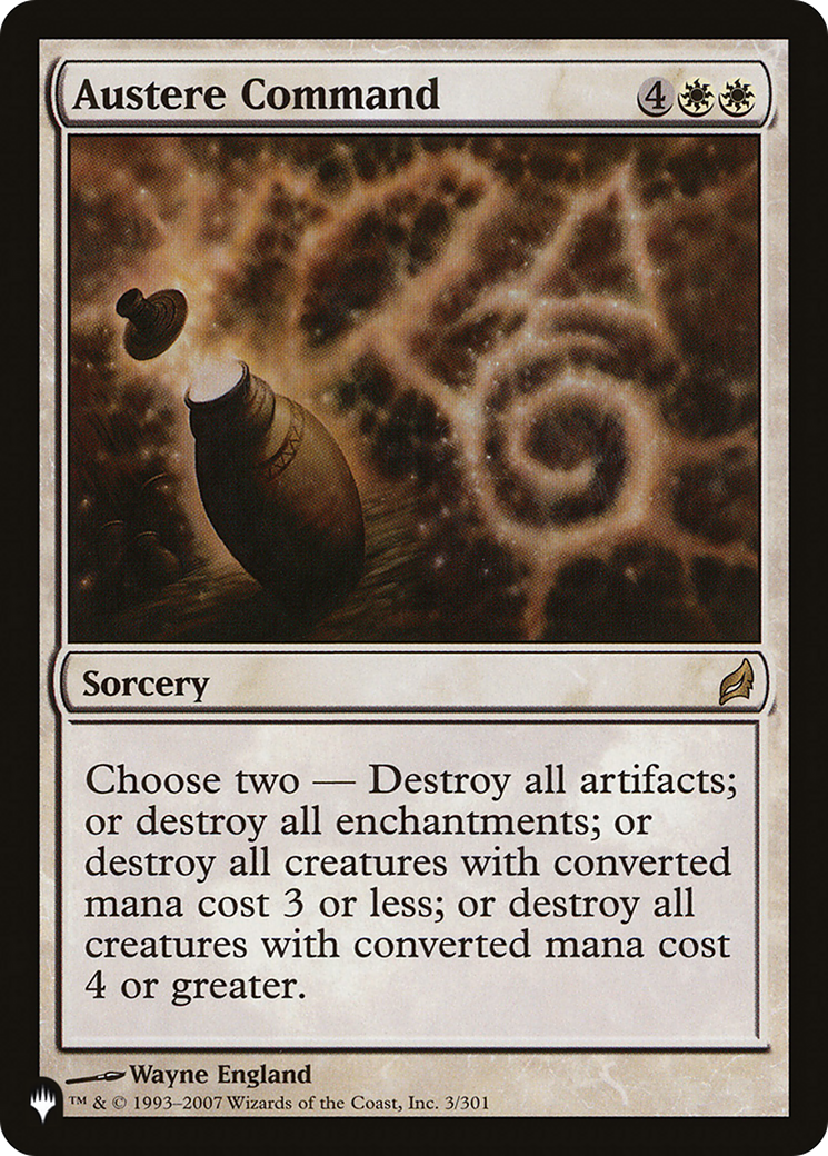 Austere Command (Surge Foil) [Marvel Super Heroes Commander] | Total Play