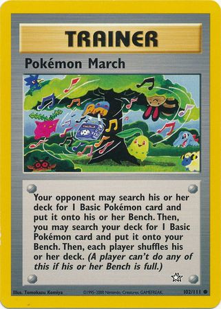 Pokemon March (102/111) [Neo Genesis Unlimited] | Total Play