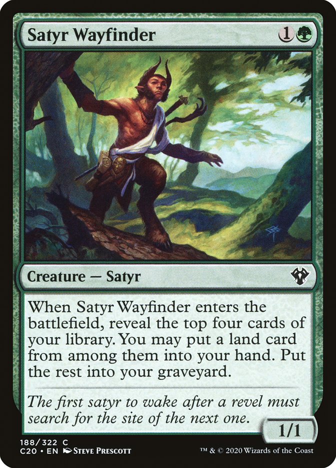 Satyr Wayfinder [Commander 2020] | Total Play