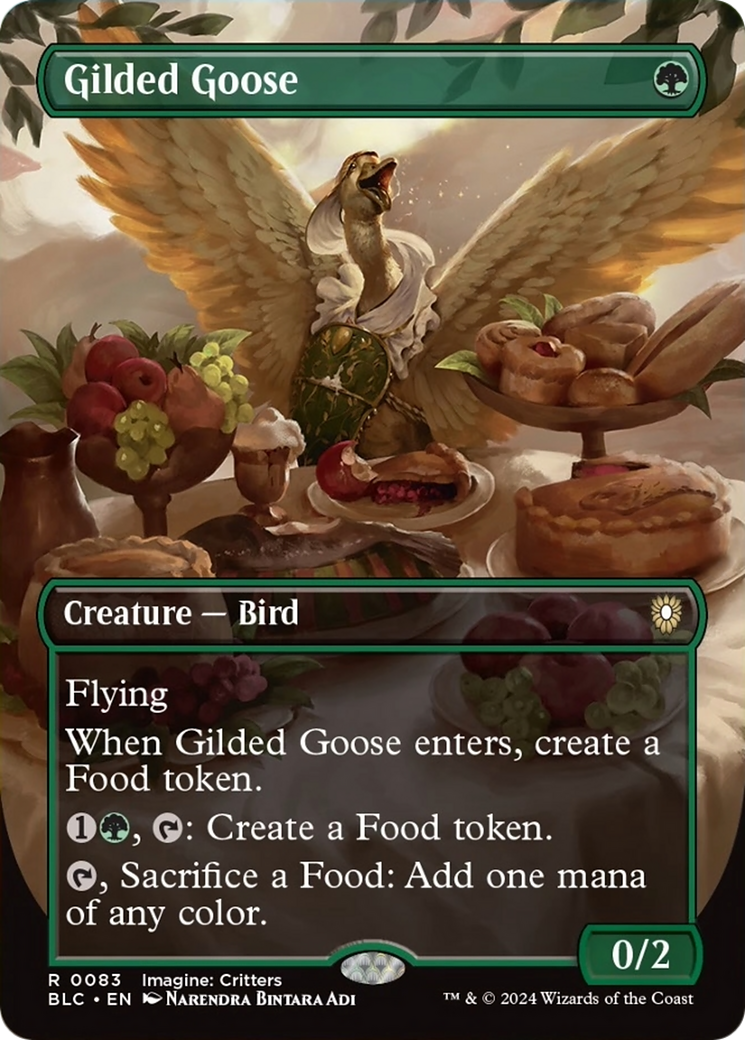 Gilded Goose (Borderless) [Bloomburrow Commander] | Total Play