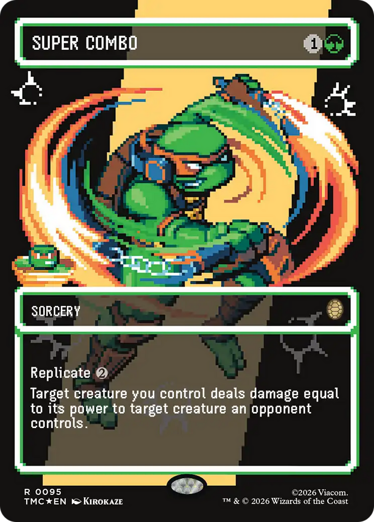 Super Combo (Borderless) (Surge Foil) [Teenage Mutant Ninja Turtles Commander] | Total Play