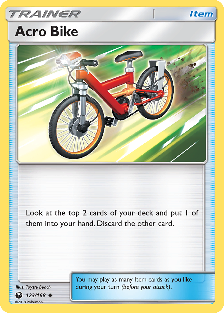 Acro Bike (123/168) [Sun & Moon: Celestial Storm] | Total Play